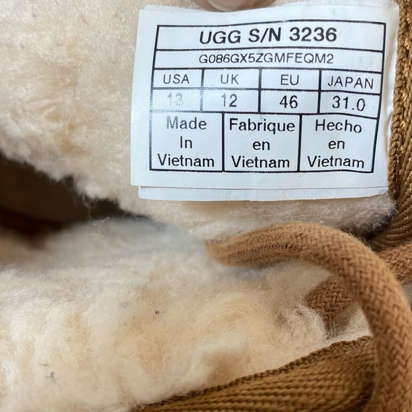 Ugg Men's Neumel  Boot Chestnut Size 13 - Picture 6 of 9